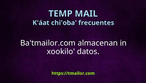 Baax tmailorcom almacena in datos xookilo