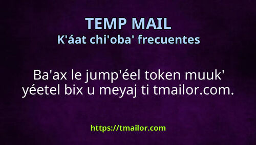 Baax le jumpéel ficha muuk yéetel bix u meyaj ti tmailorcom