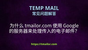 为什么 tmailorcom 使用 Google 的服务器来处理传入的电子邮件