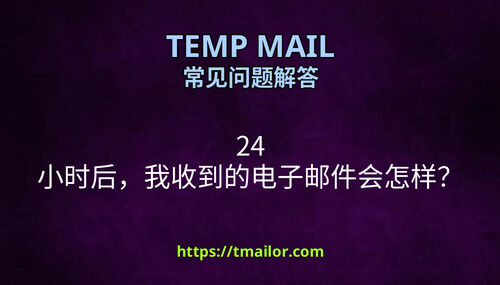 24 小时后我收到的电子邮件会怎样