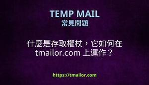 什麼是存取權杖它如何在 tmailorcom 上運作