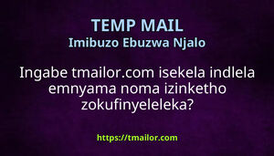 Ingabe tmailorcom isekela indlela emnyama noma izinketho zokufinyeleleka