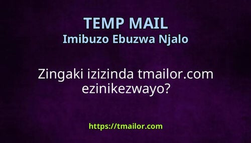 Zingaki izizinda tmailorcom ezinikezwayo