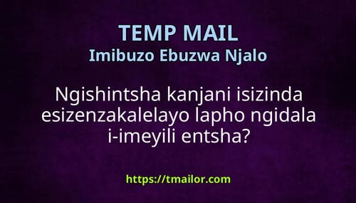 Ngishintsha kanjani isizinda esizenzakalelayo lapho ngidala i-imeyili entsha